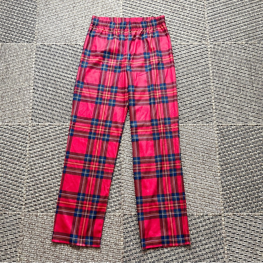 Old Navy Boys Red Plaid Pajama Pants XL (14–16) | Holiday PJs